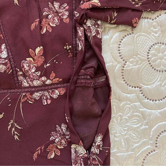 ATSR The Label Kirsten Floral Mini Dress A-Line Fit & Flare Size Small - Picture 11 of 12